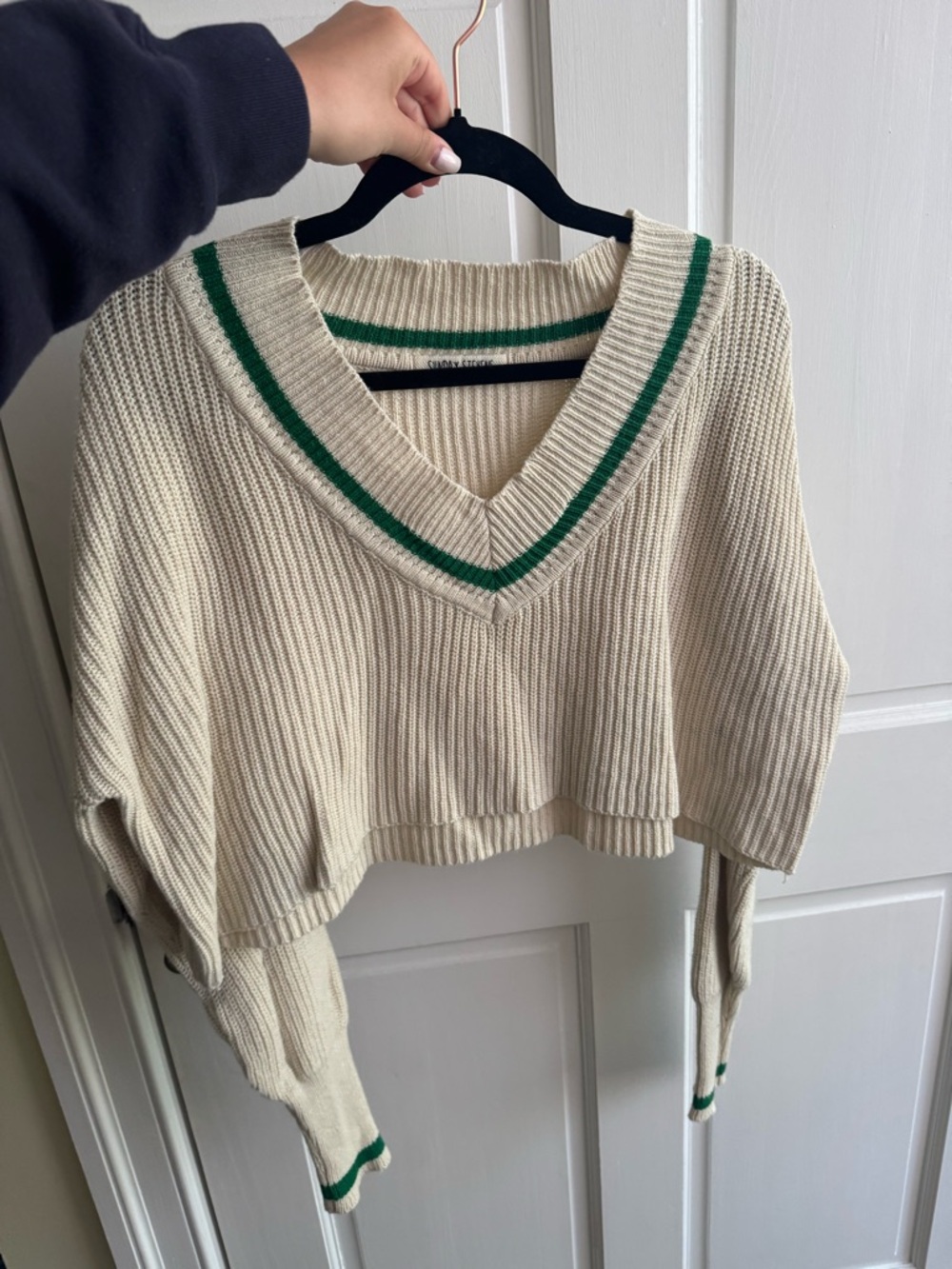 cropped sweater